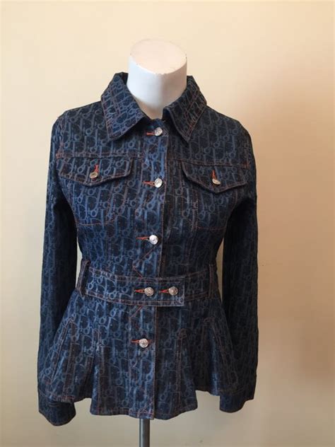 veste en jean christian dior